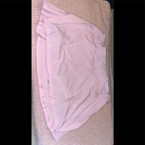 Light Pink Size 10 Pleated Lululemon Skirt